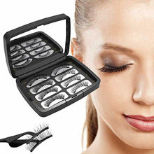 Load image into Gallery viewer, 4 Pairs 3D Magnetic False Eyelashes