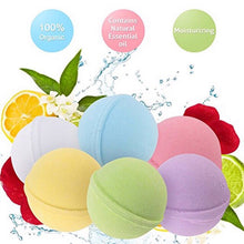 Load image into Gallery viewer, All Organic Bath Bomb 6 piece set The Home Spa Edition