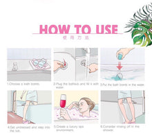 Load image into Gallery viewer, All Organic Bath Bomb 6 piece set The Home Spa Edition